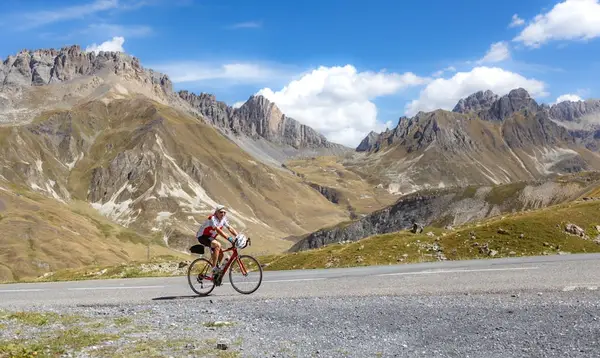 Biking on a sunny day