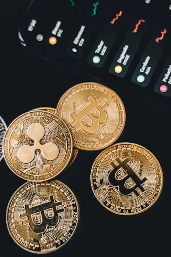 Illustrasjon av kryptovaluta