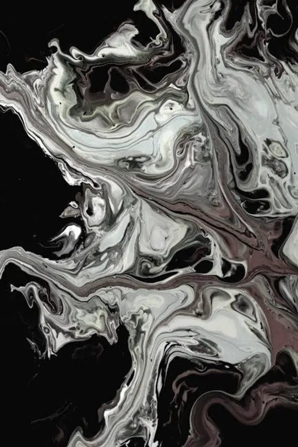 Moderne digital kunst laget med AI