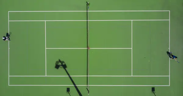 A tennis court