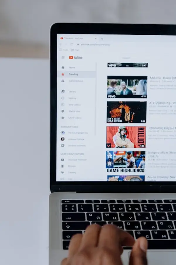 Grafikk som viser populære YouTube-trender i Norge